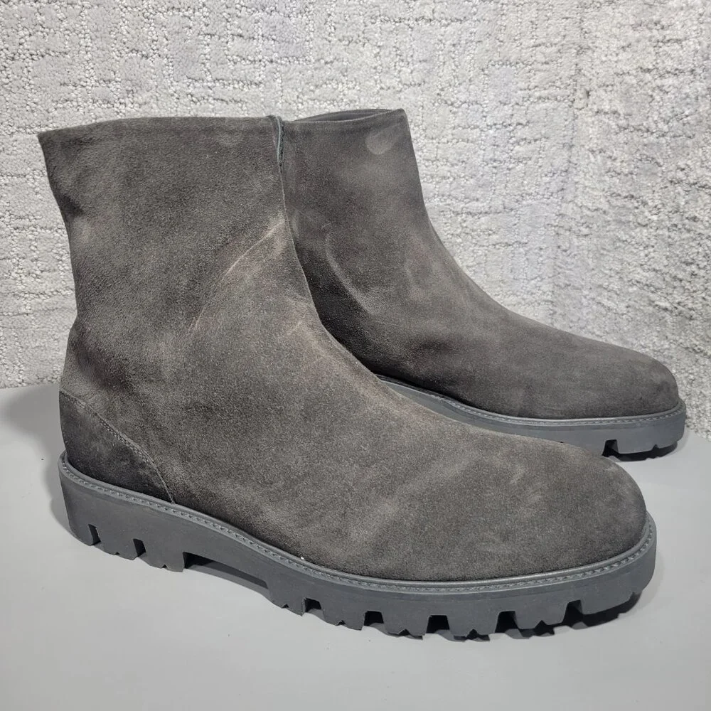 Vince Caleres Line Fall2 2018 Mens 9M Graphite Sport Suede Leather Ankle Boots